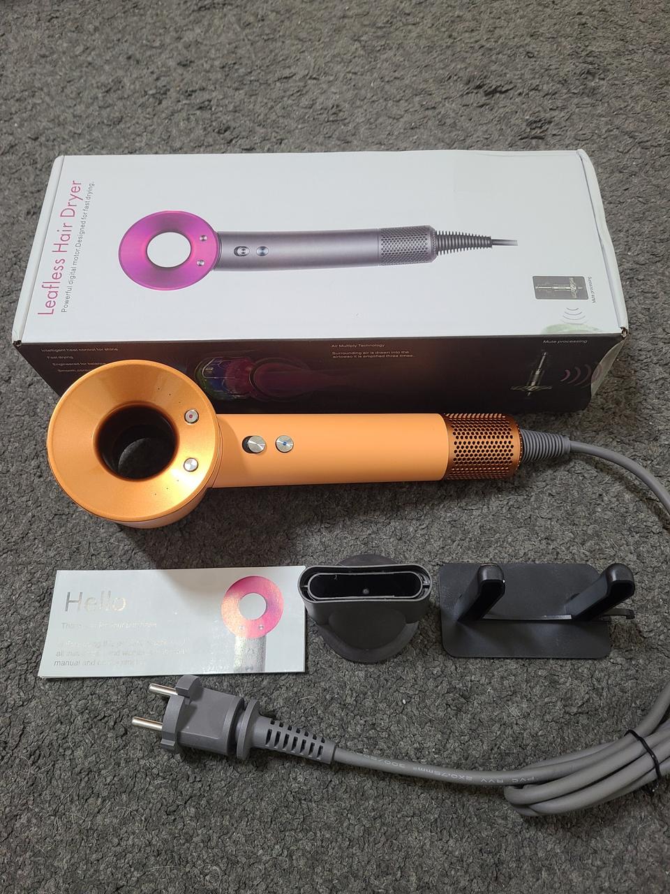 차이슨 슈퍼소닉 드라이기 220V 토파즈 거치대포함 2종노즐 (새상품)