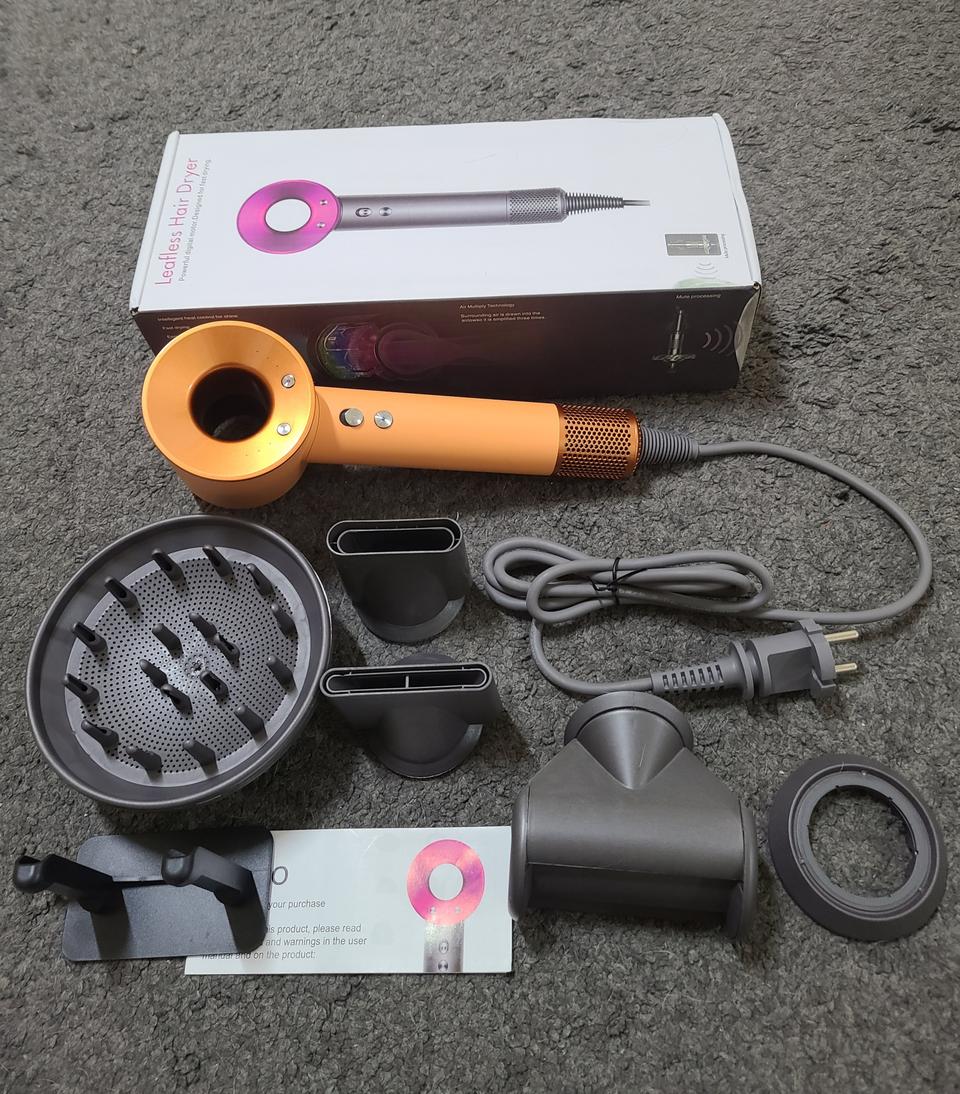 차이슨 슈퍼소닉 드라이기 220V 토파즈 거치대포함 6종노즐 (새상품)