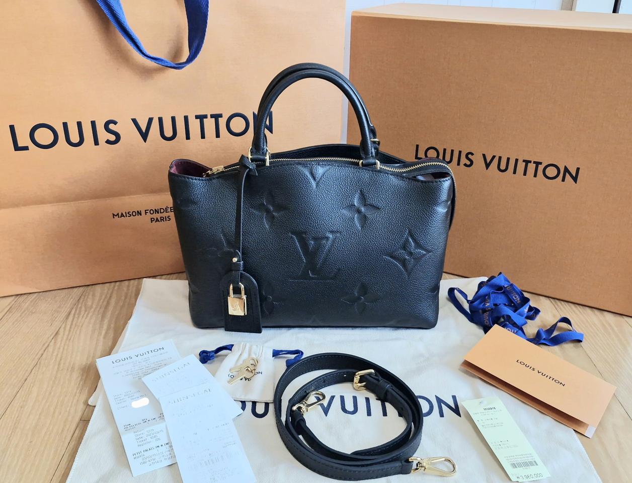 루이비통 쁘띠뜨 팔레 PM 앙프렝뜨 블랙 (M58916)