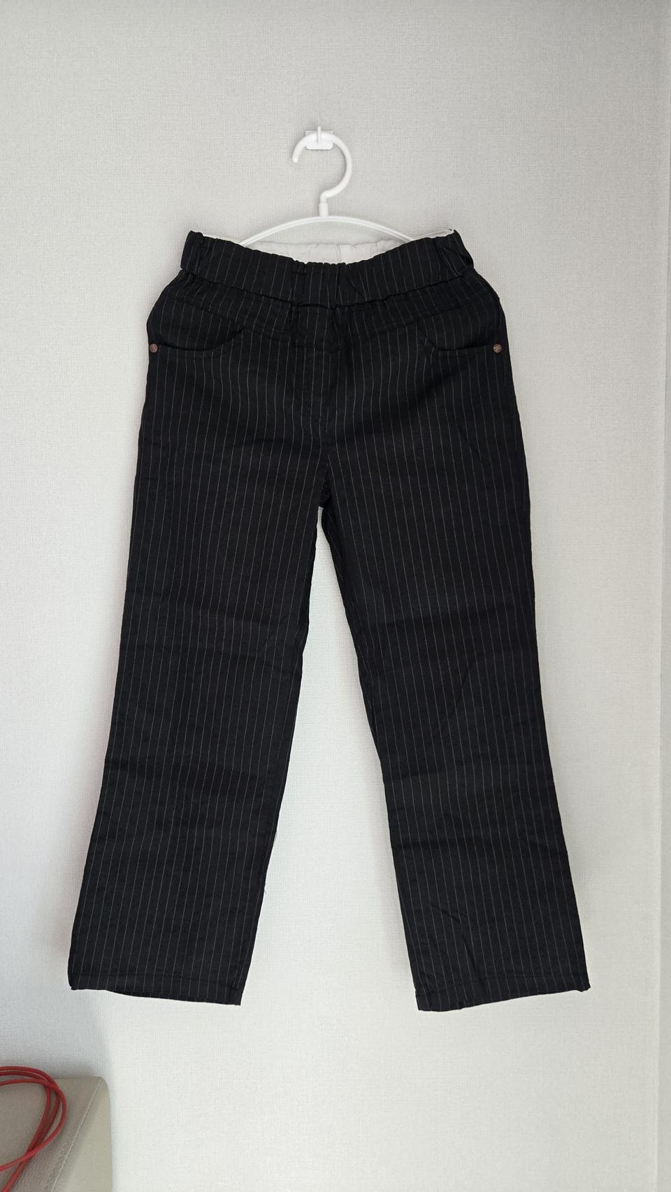 국산 배딩 면 일자바지  free 블랙