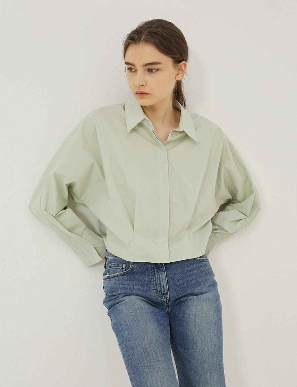 나이스클랍 볼륨형 셔츠블라우스 55