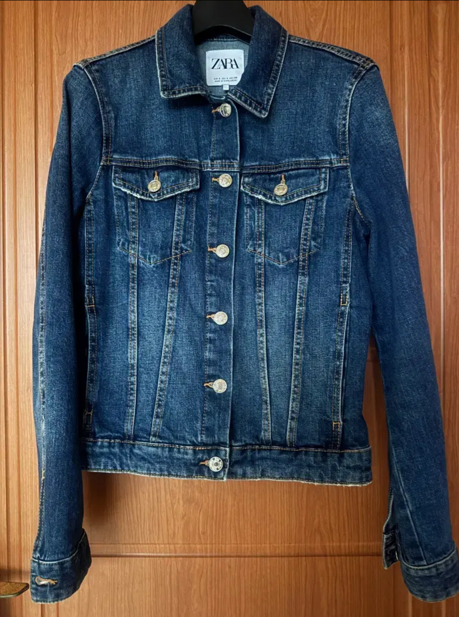 자라 여성 데님 자켓