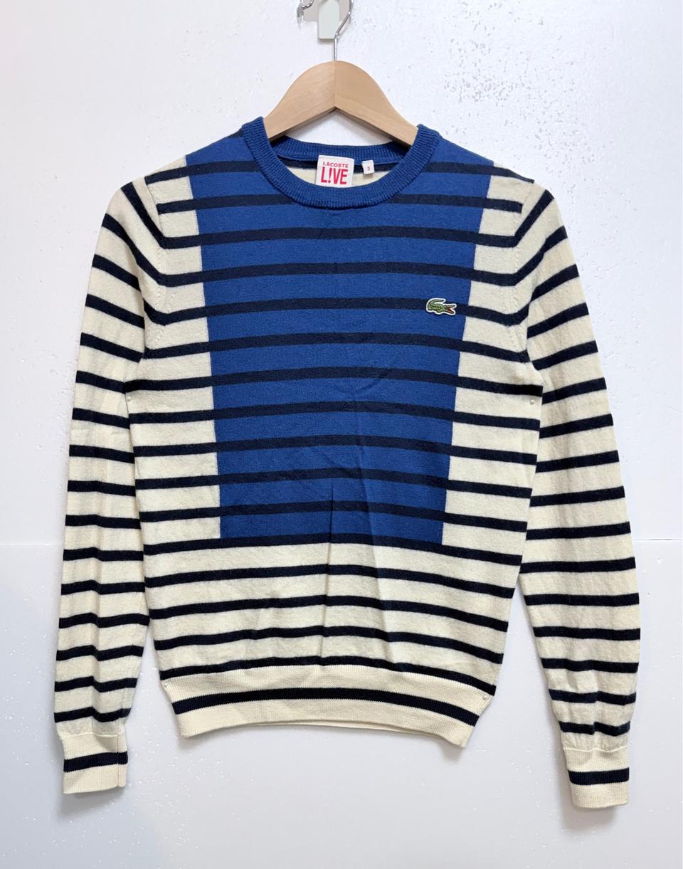 라코스테 라이브 니트 95 스트라이프 니트 LACOSTE