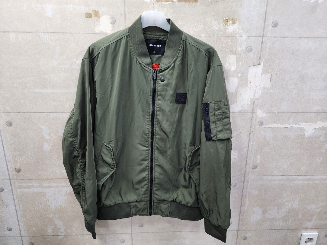 (XL)버커루 정품 남성 캐주얼 항공 점퍼/ XL size/상태우수 