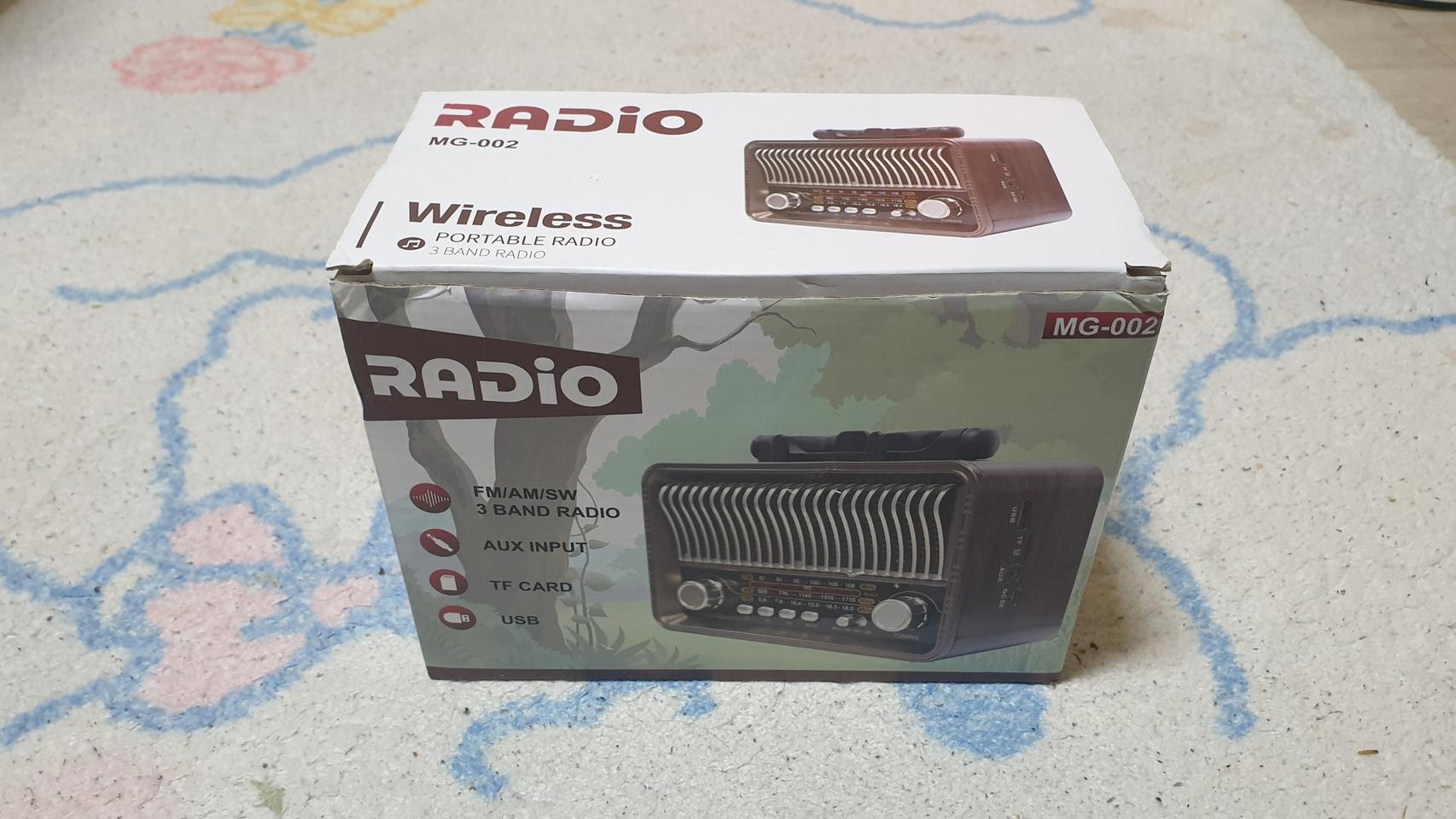 레트로 블루투스 라디오 스피커