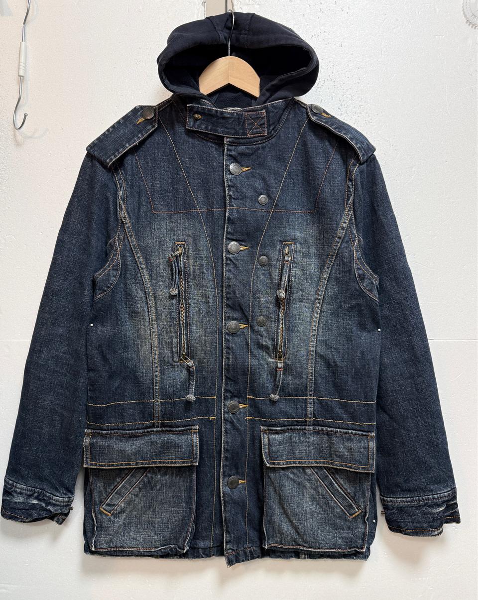 아르마니 익스체인지 데님 후드 자켓 M A|X 데님 자켓