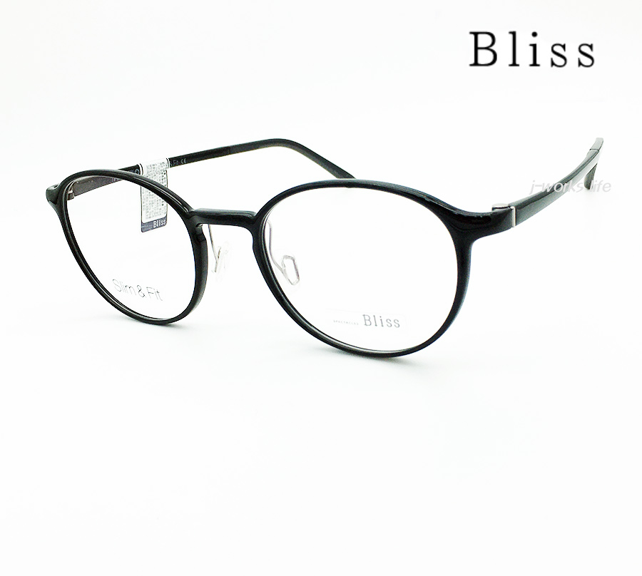 블리스 울템 안경테 가벼운 데일리 슬림핏 블랙 뿔테 BI-SF33 새제품