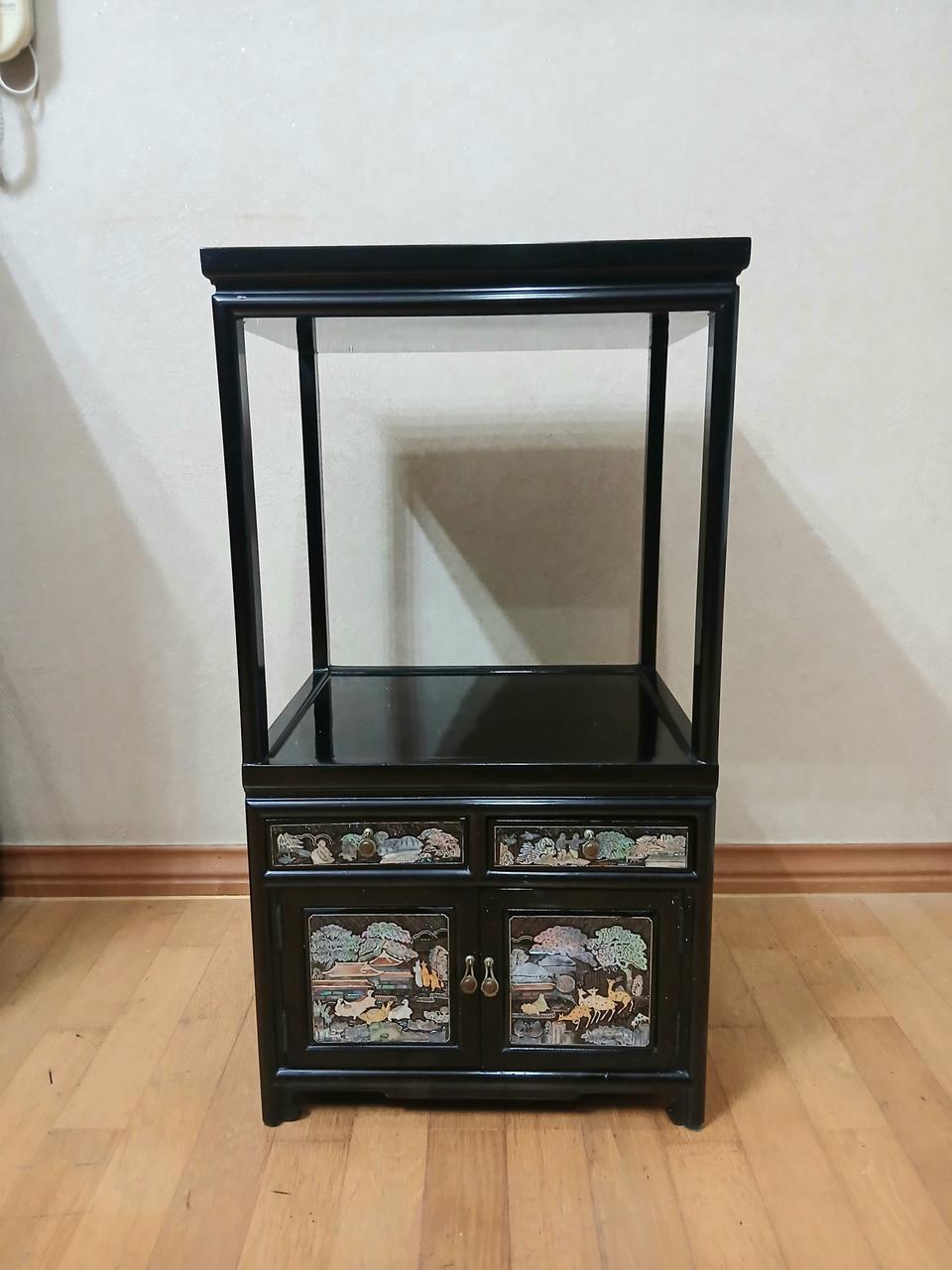 자개사방탁자 자개장식장