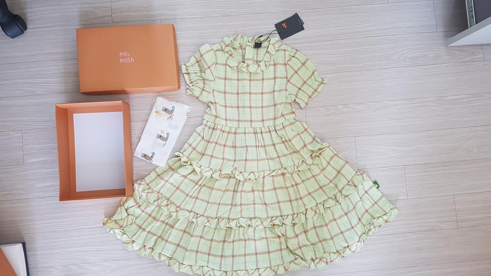 유아 아동 120 모이몰른 여름 원피스 (새제품)  -일반우편 무료배송