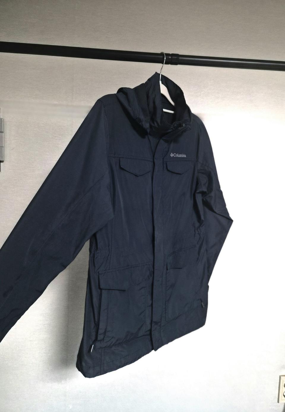 콜롬비아 네이비 바람막이 자켓 M