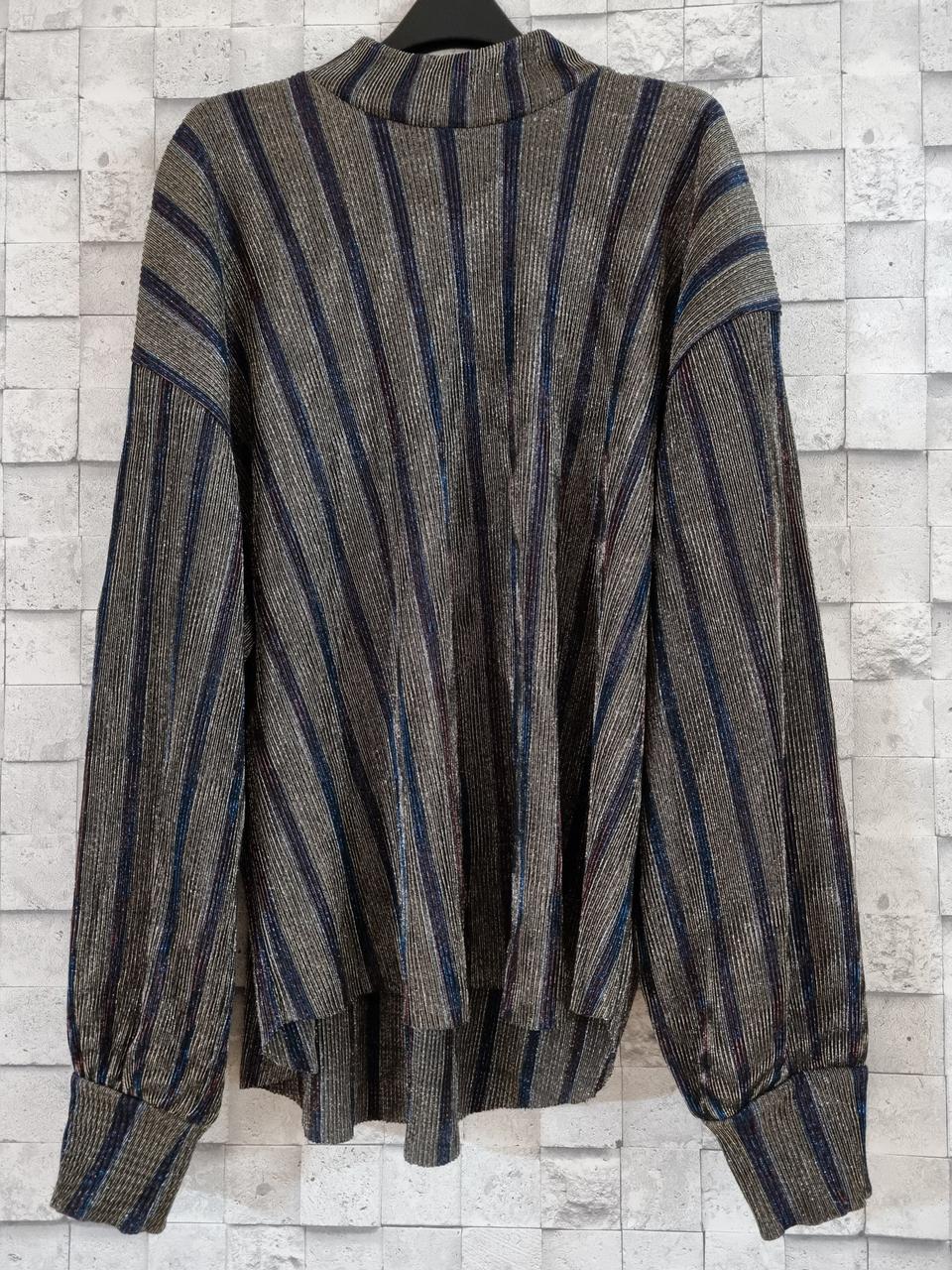 자라 zara 골드반짝이 롱 블라우스