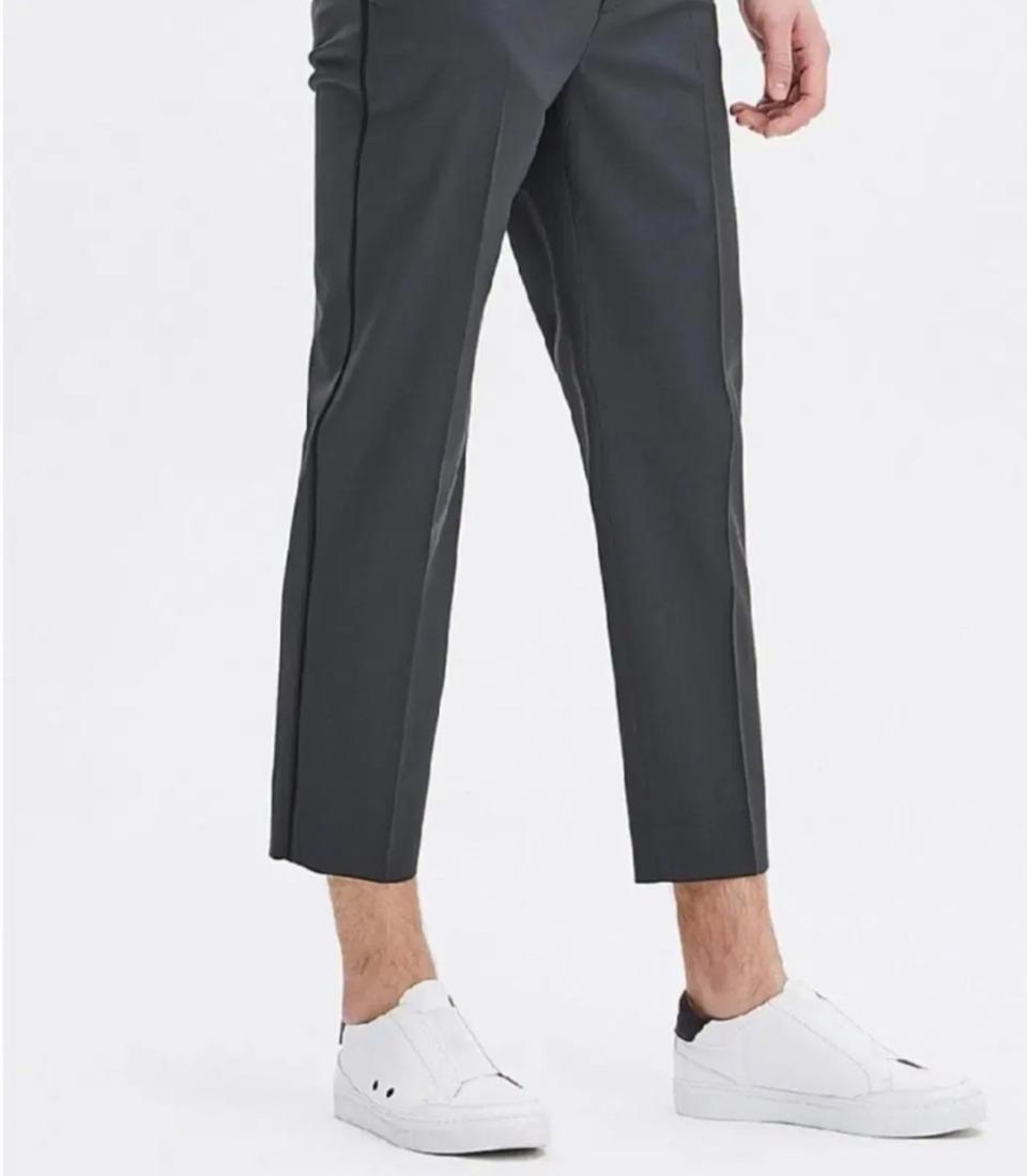 [SYSTEM HOMME] 시스템옴므 남성 테이퍼드 핏 크롭 팬츠