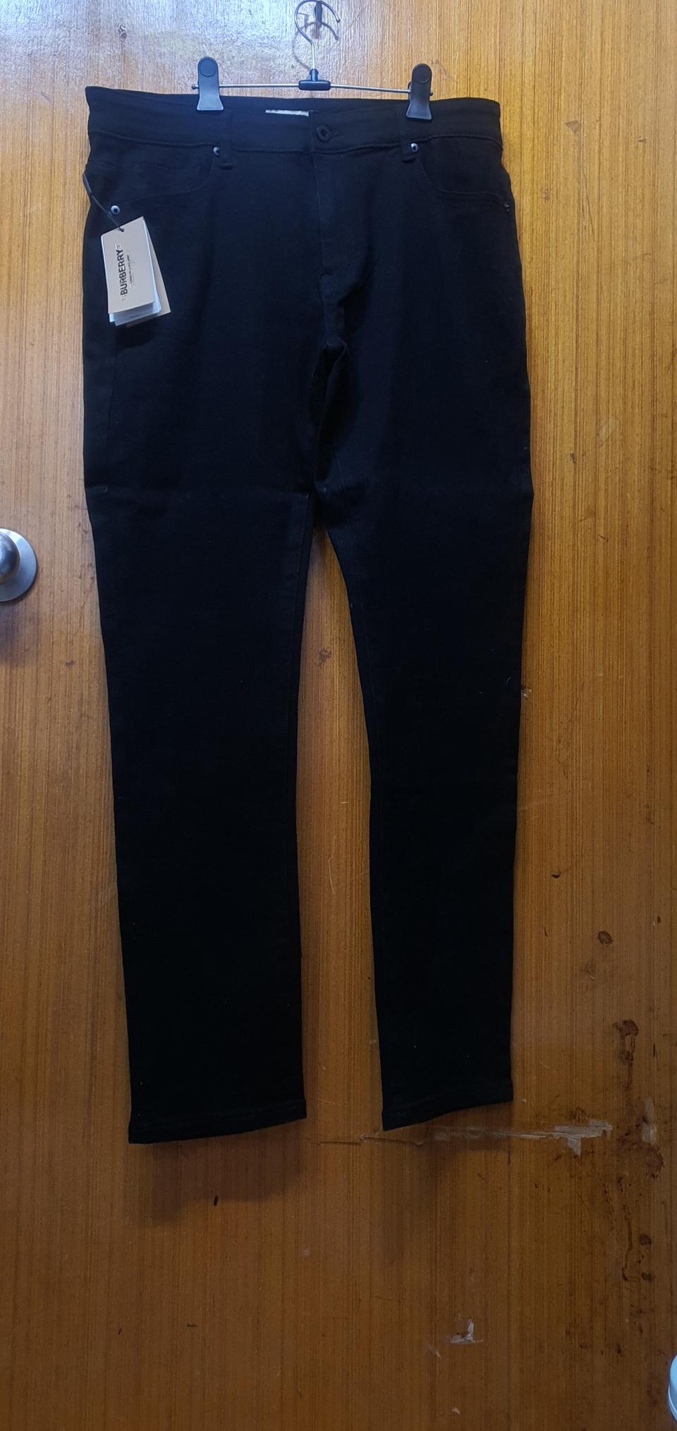 버버리남성코튼팬츠블랙바지34 (미사용새상품 )