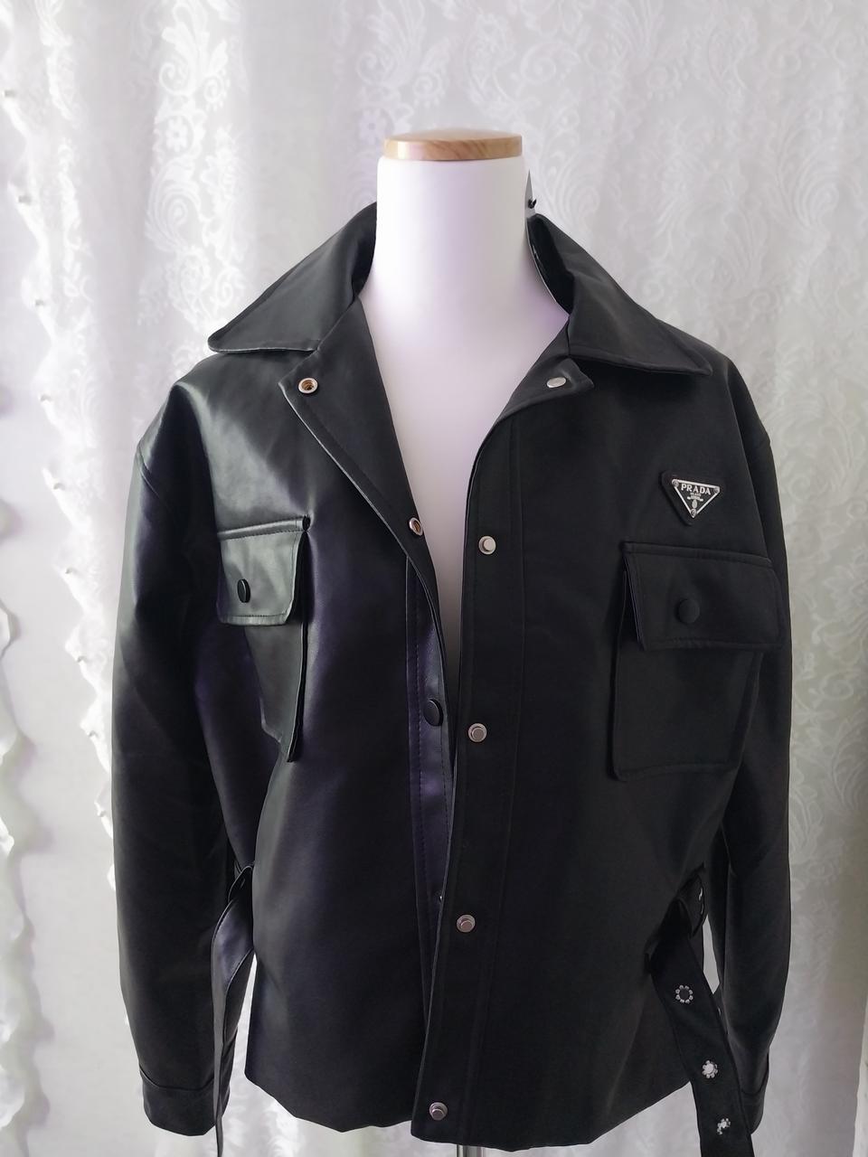 프라다 가죽 라이더 프리사이즈