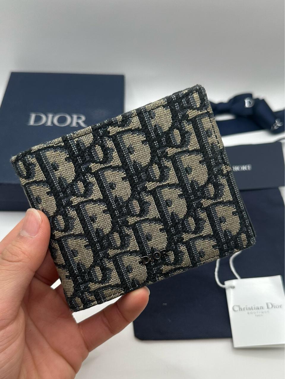 디올 오블리크 반지갑