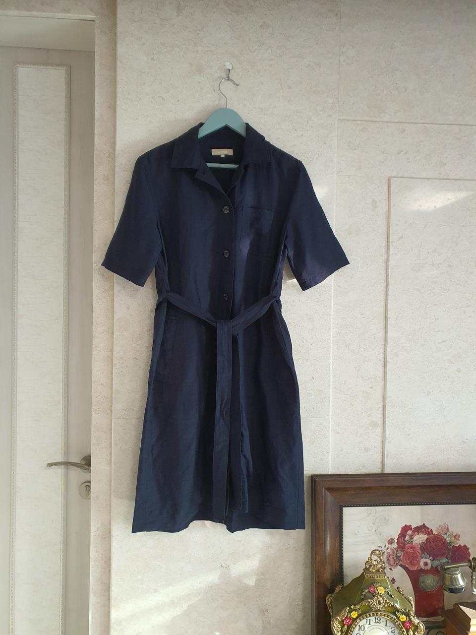 빈폴 여성 린넨 롱원피스