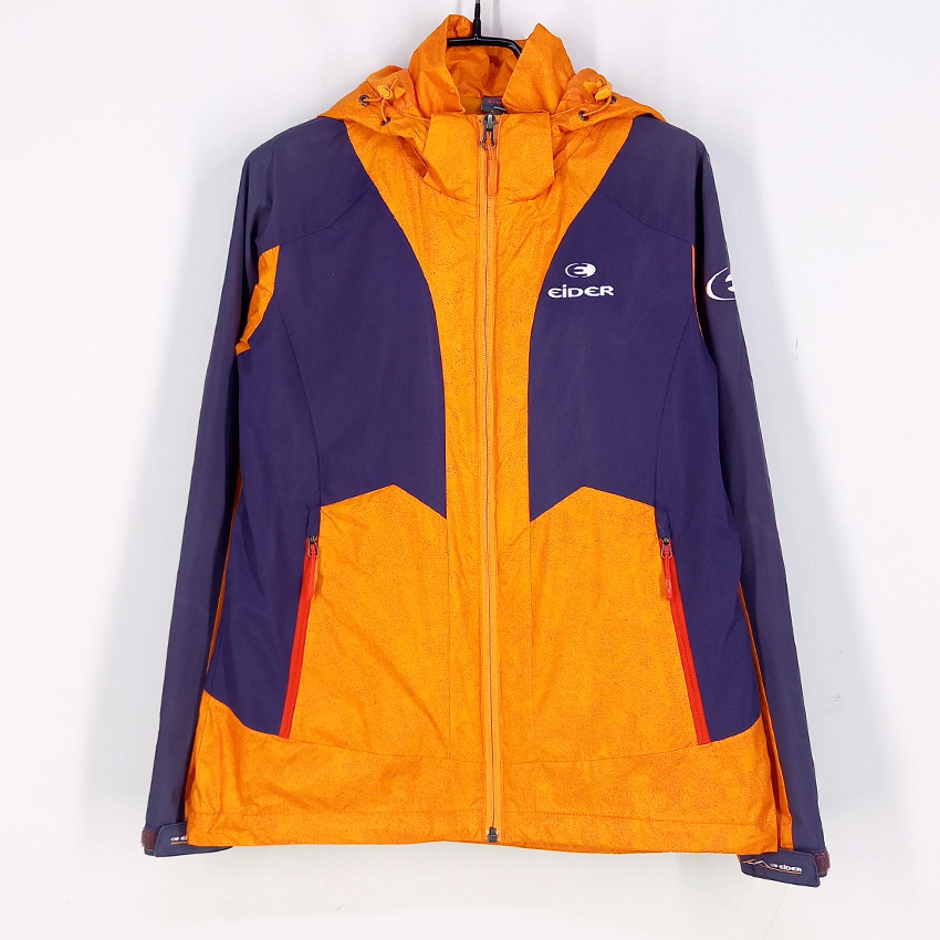아이더 여성 춘추 후드탈부착 바람막이집업 오랜지S (HU43223)