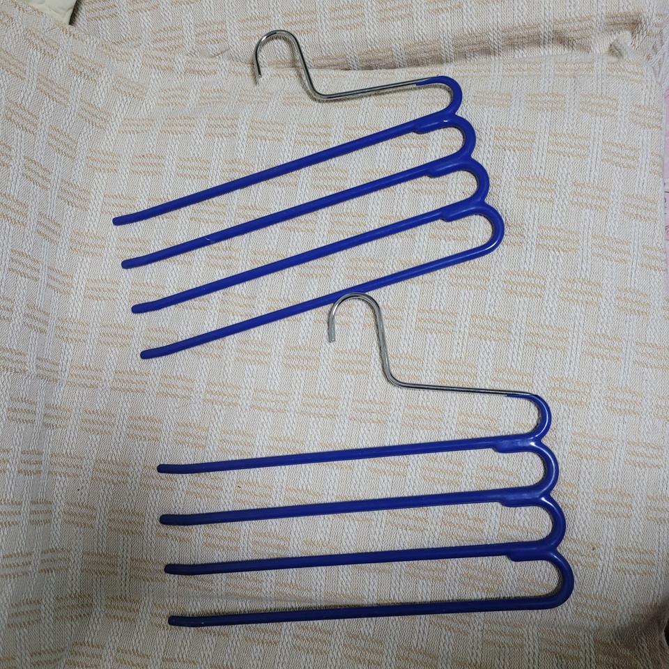 4단 논슬립 바지걸이 2개