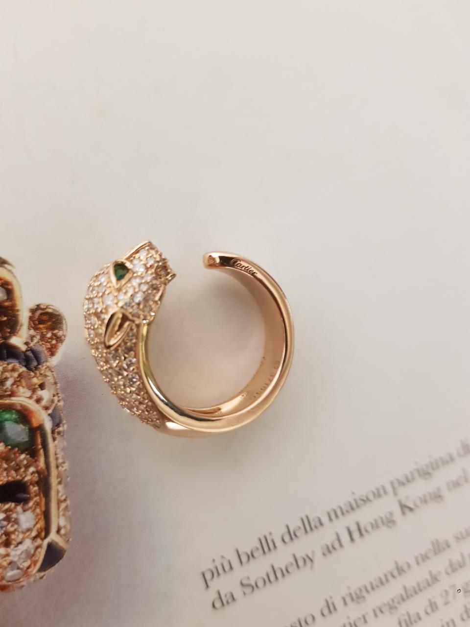 18k 트렌디 천연다이아 제규어 반지