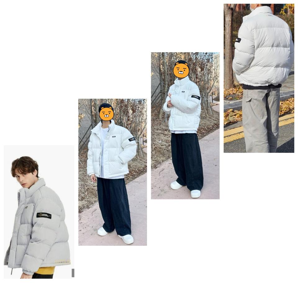 급처상태양호!내셔널지오그래픽 오리털 다운 숏패딩 점퍼 구찌,발렌시아가느낌