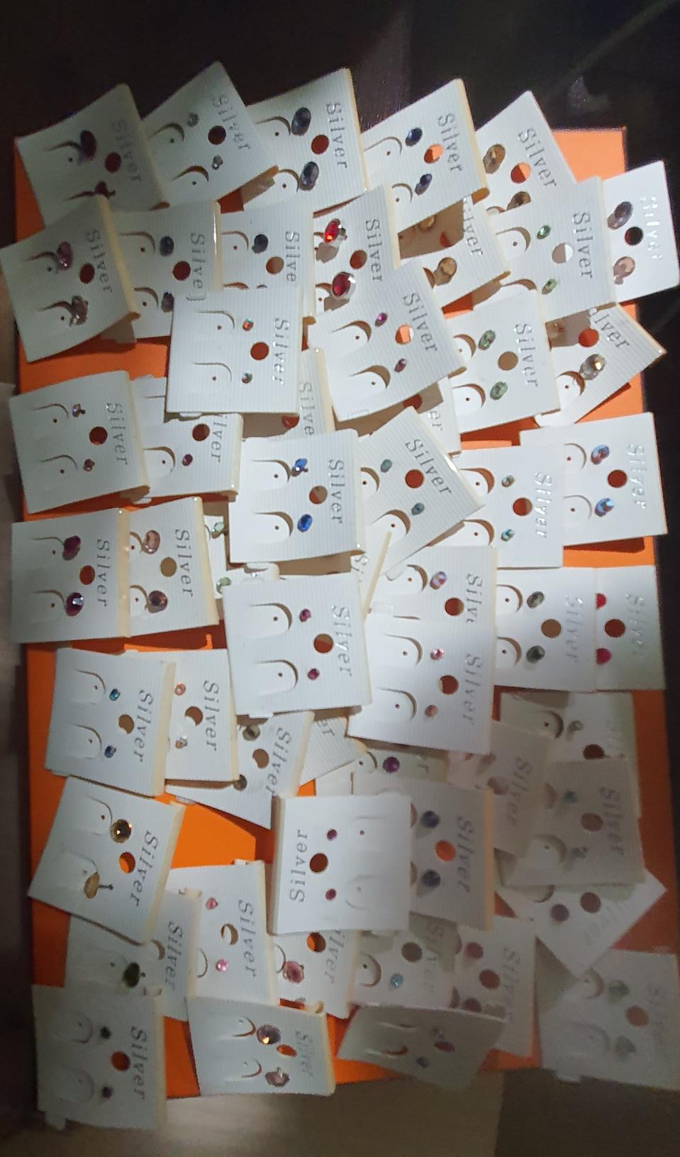 Silver 귀걸이 korea 은 귀걸이  새제품 54개54개 은