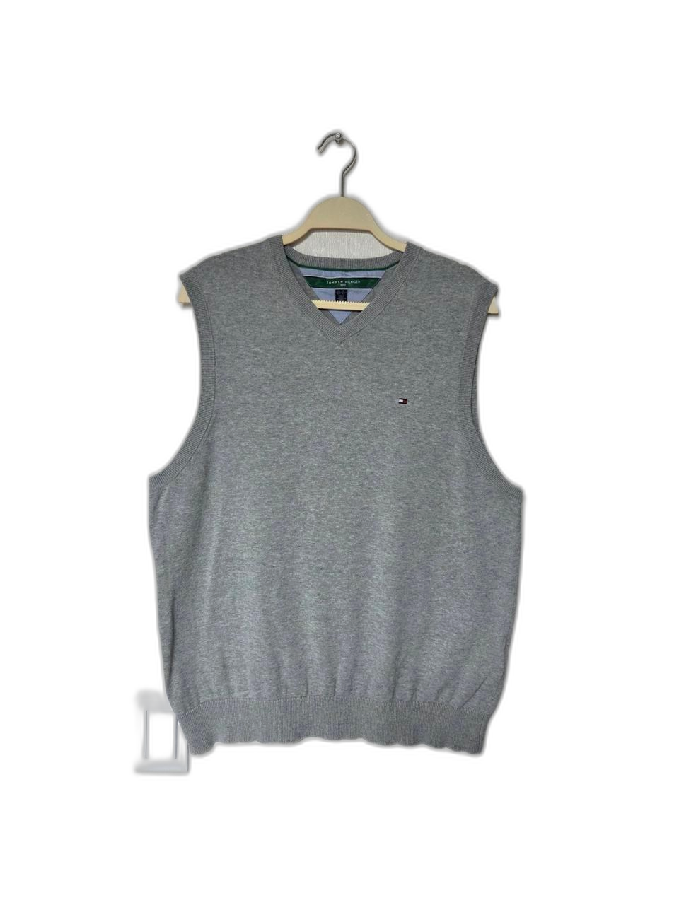 타미힐피거 춘추 얇은 니트조끼 105