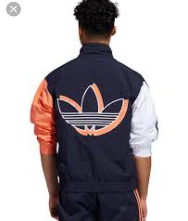 아디다스 쉐도우 트레포일 윈드브레이커 바람막이 L사이즈