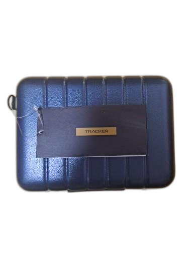 새제품 TRACKER 마카로니 미니 캐리어 파우치 네이비