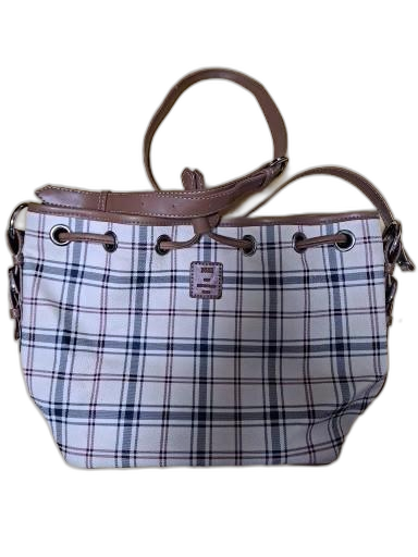 NII 체크 토트백 숄더백