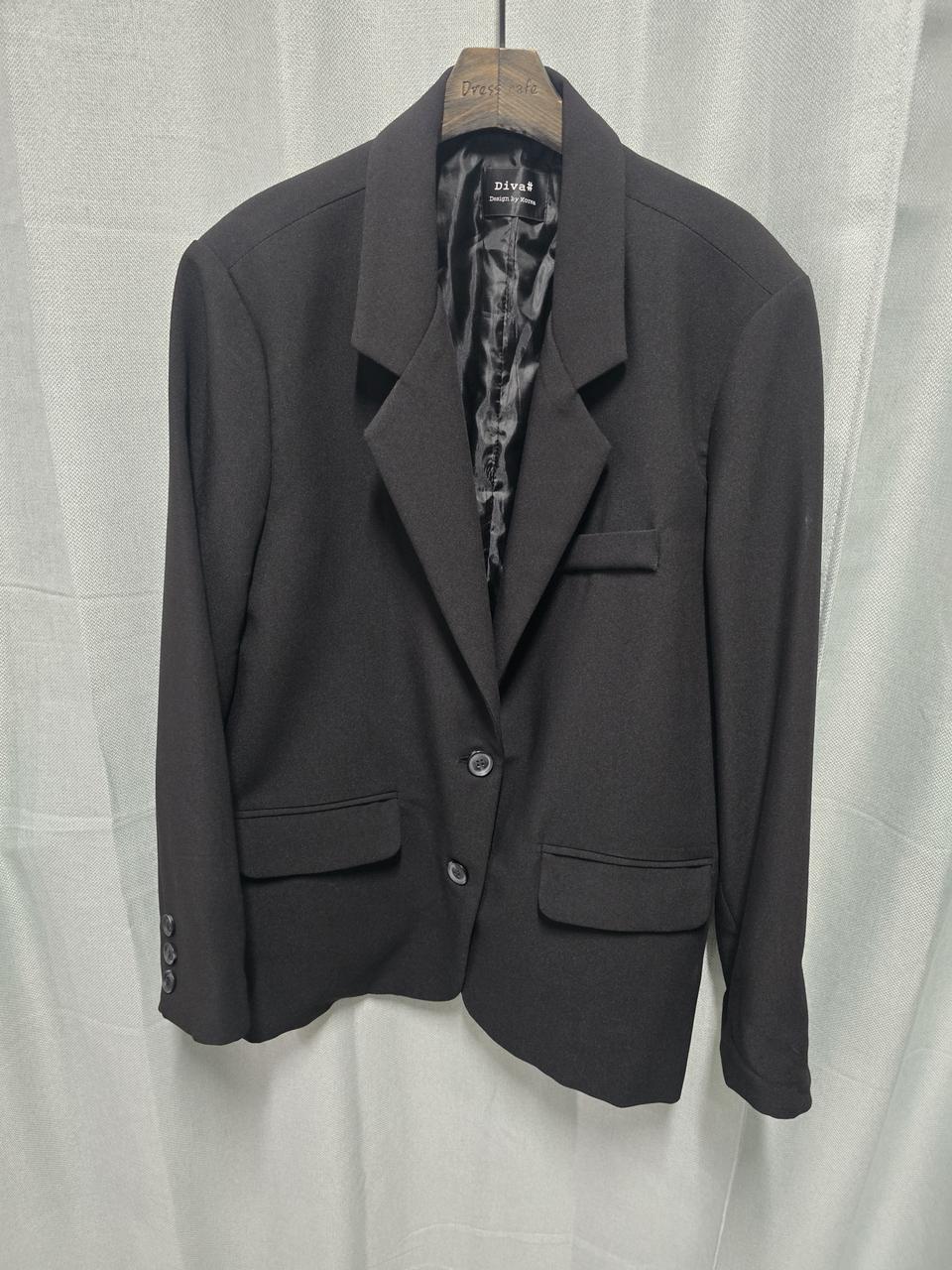 블랙  정장자켓77