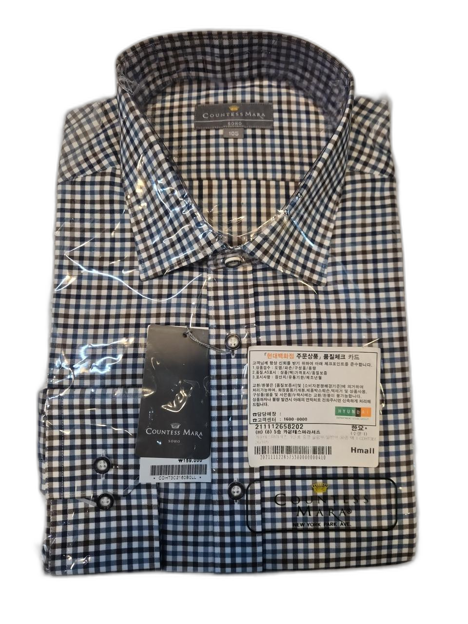카운테스마라 SOHO 체크 셔츠 새상품 105