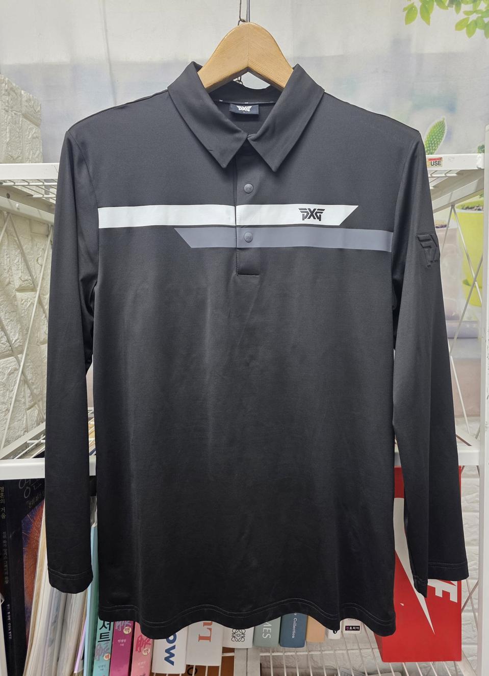 PXG 남성 골프티셔츠 100 봄~가을 카라 긴팔골프티 MM58