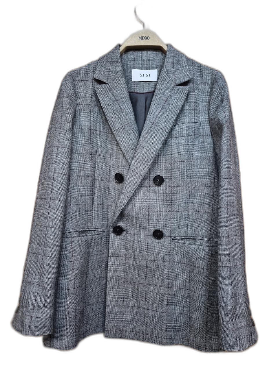 SJ SJ 체크 더블 자켓 55 (한섬)
