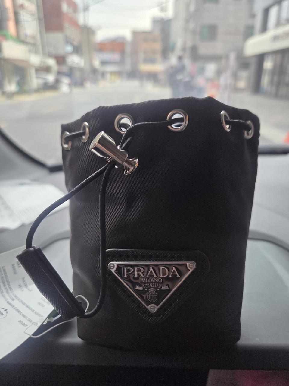 명품 스타일 미니 파우치(프라다), 버킷,복조리 가방