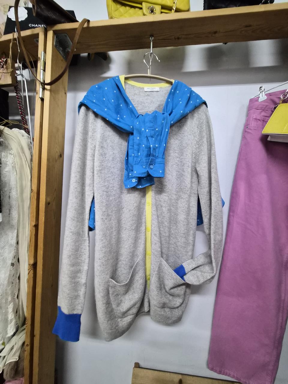 이큅먼트 캐시미어 100% 롱가디건