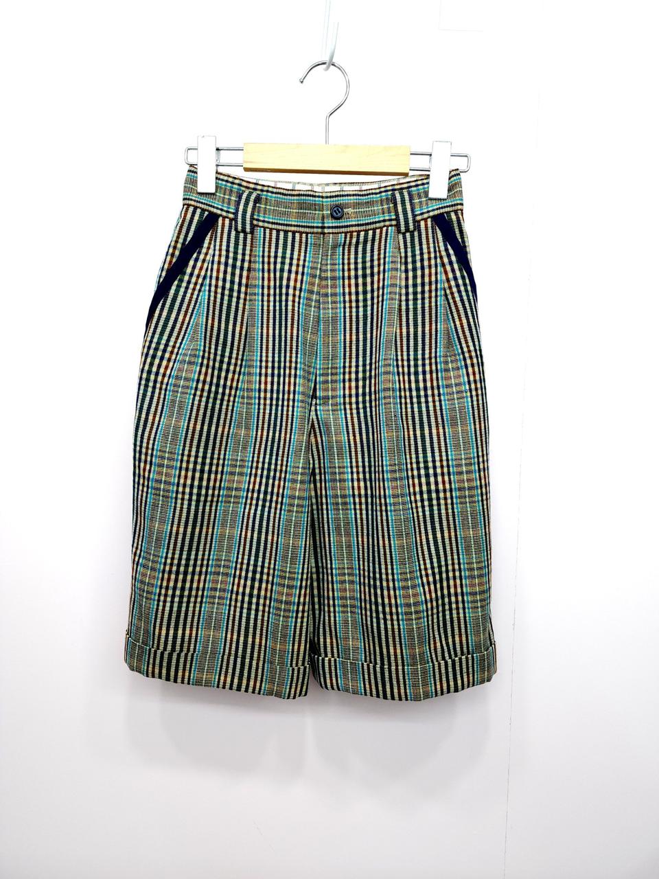 (정품/S) 빈티지 크리스찬 디올 스포츠 체크 반바지