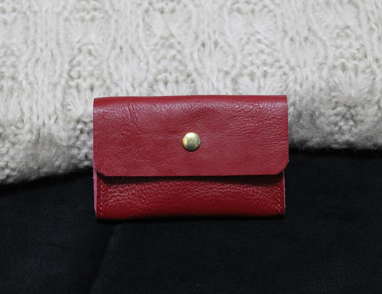 핸드메이드 천연소가죽 카드지갑 명함지갑