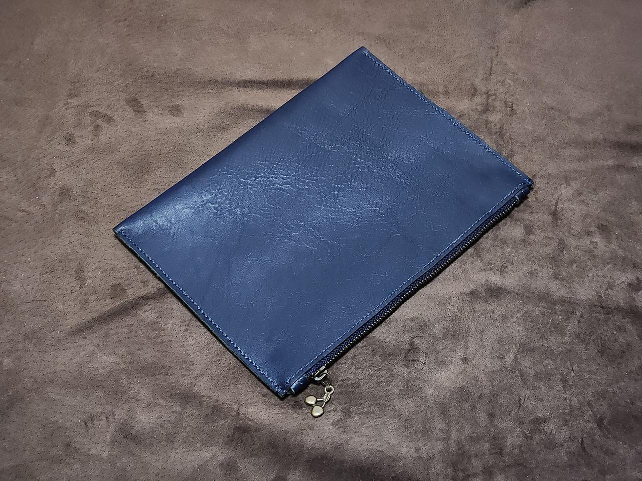 핸드메이드 소가죽 파우치