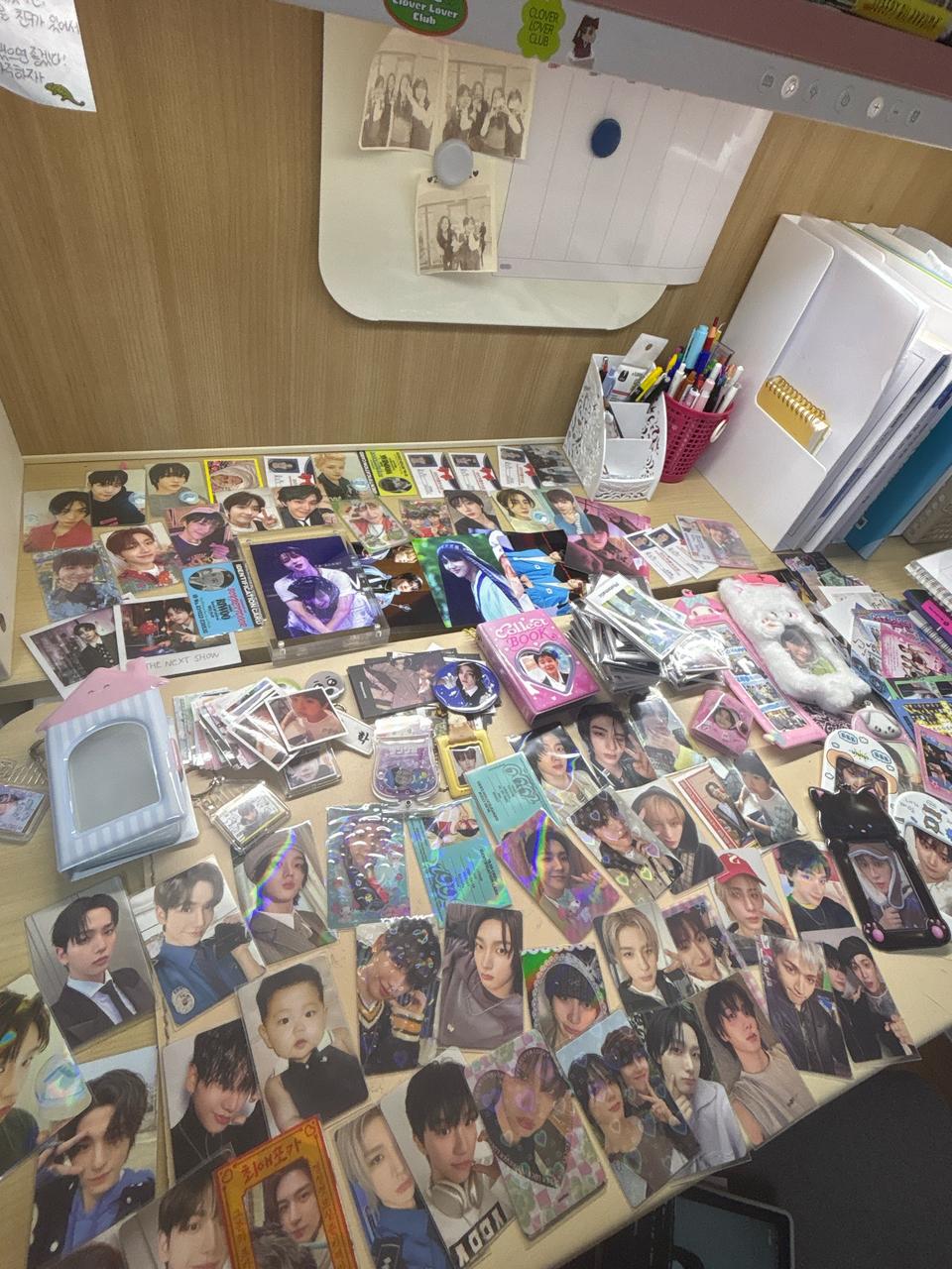 보넥도포카일괄72장+개봉앨범비공굿100장도무송18팩+낱개로100장엽서컵