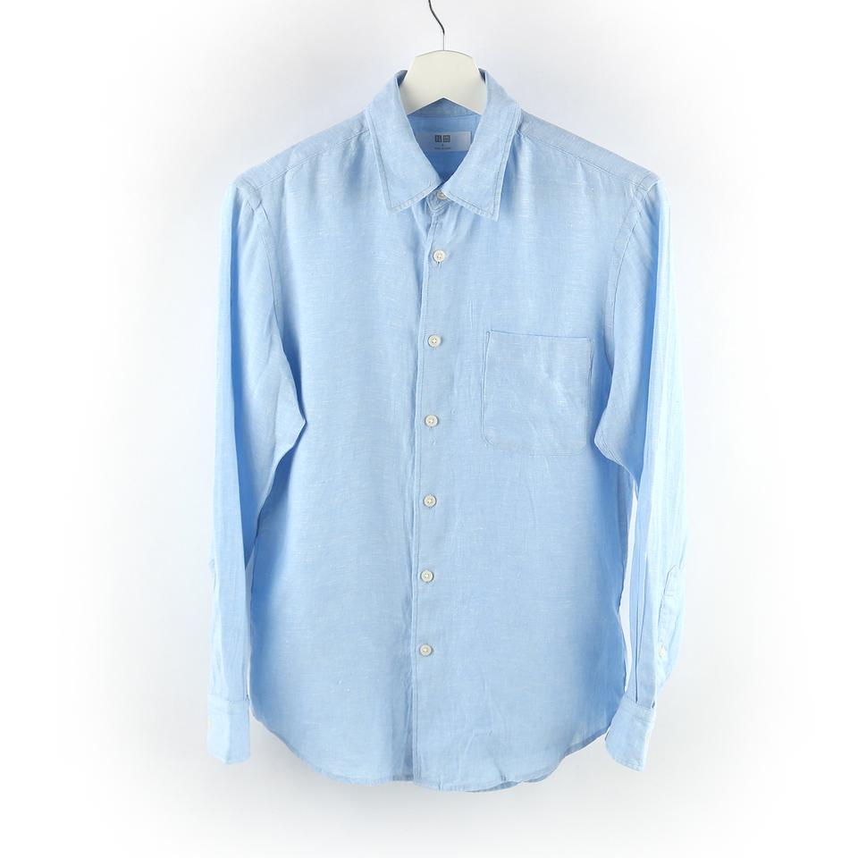 S / 유니클로 써머 긴팔 린넨 셔츠 / P025 -339