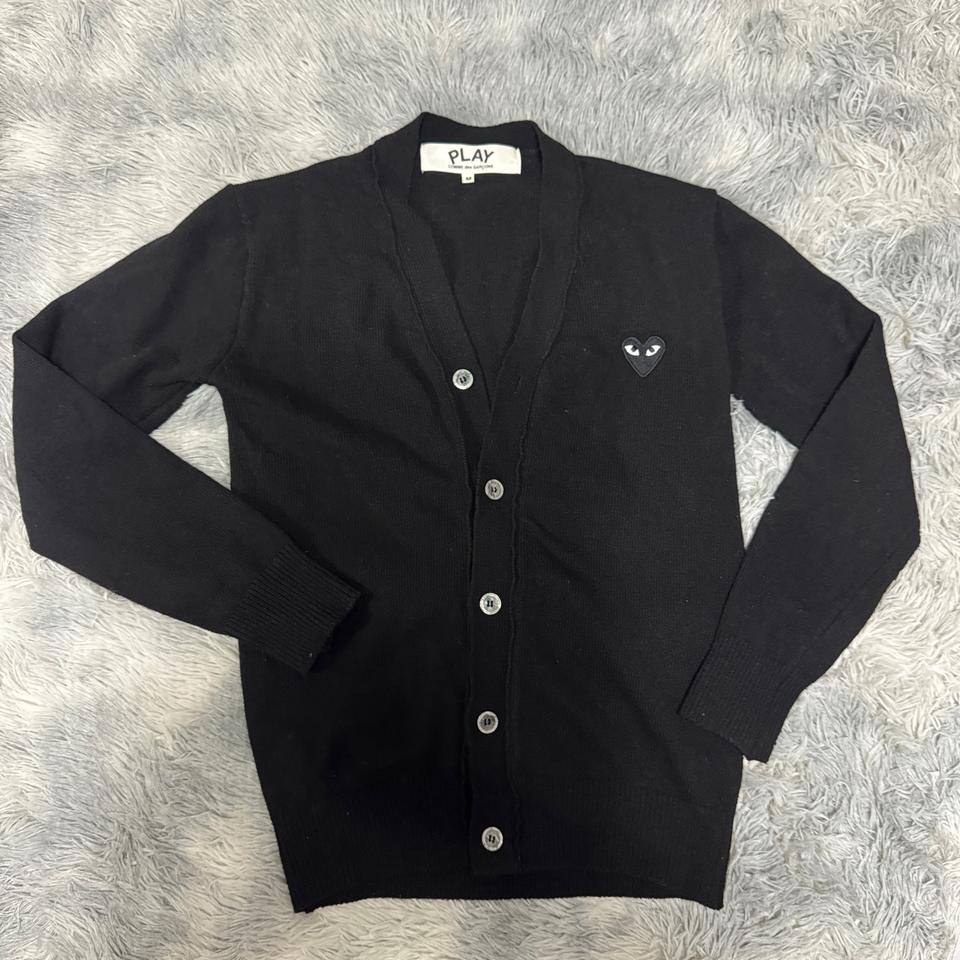 꼼데 하트 가디건 M사이즈
