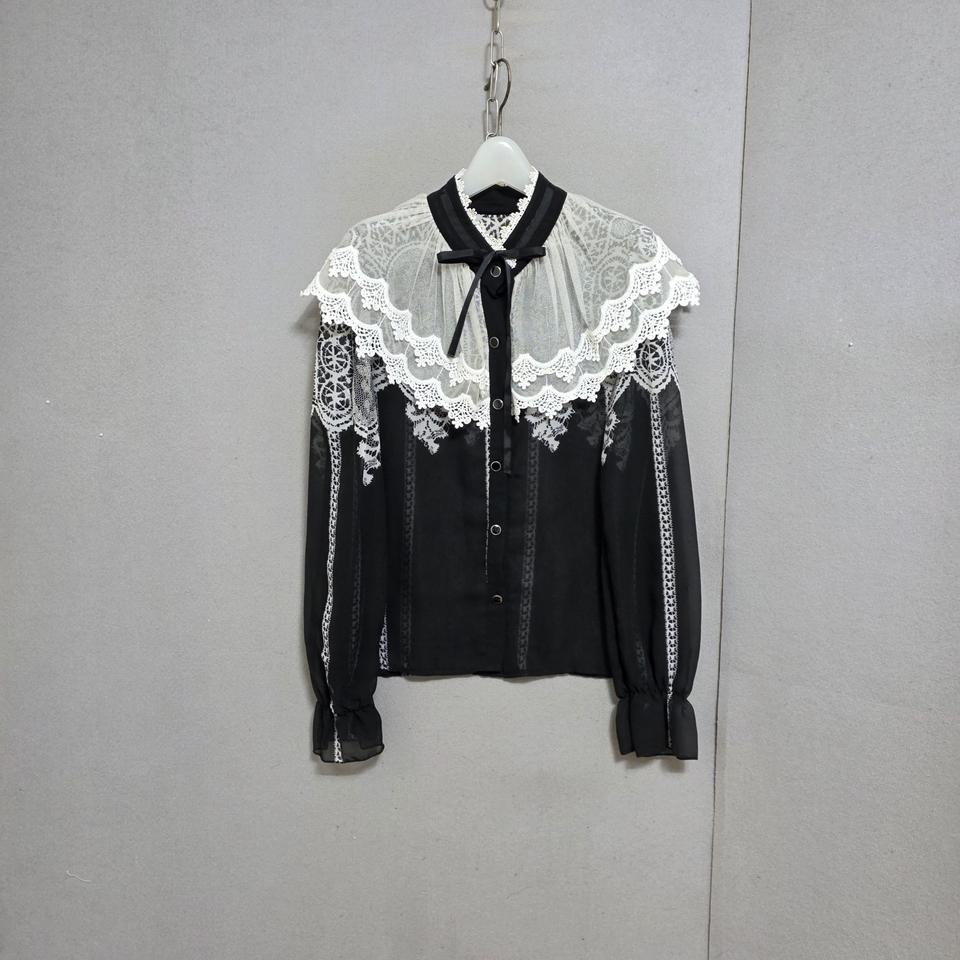레이스넘이쁜 쉬폰 블라우스 S  n3557