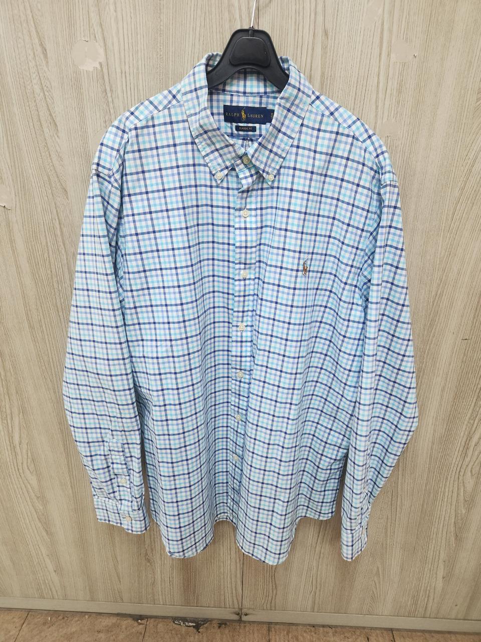 (정품) 폴로랄프로렌 클래식핏 남성 체크남방 XL(110)