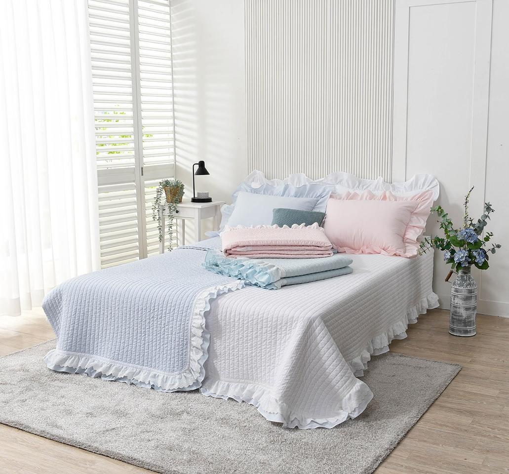 <4컬러> 퀸,, 킹 광폭 60수 고밀도 바이오워싱 양모 패드겸 이불