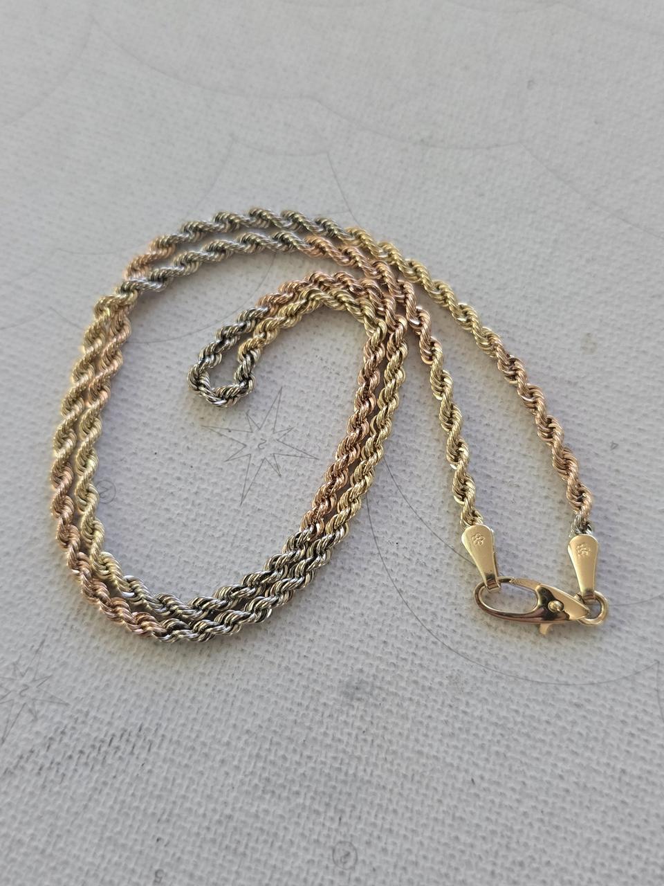 14k 콤비로프목걸이