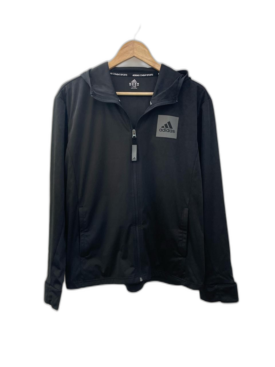 아디다스 컴뱃 스포츠 블랙 트레이닝 자켓 100