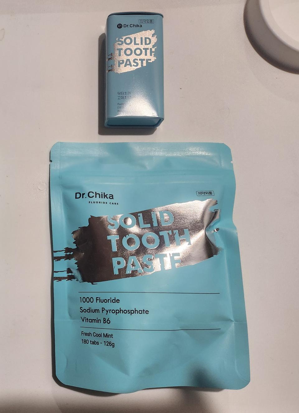 닥터치카 고체치약1봉(180개)