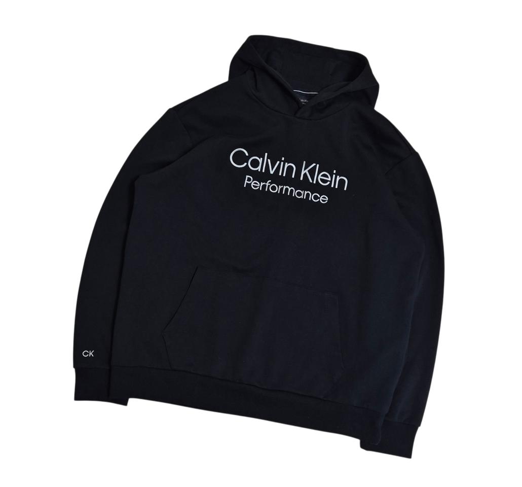 캘빈클라인 빅로고 후드티