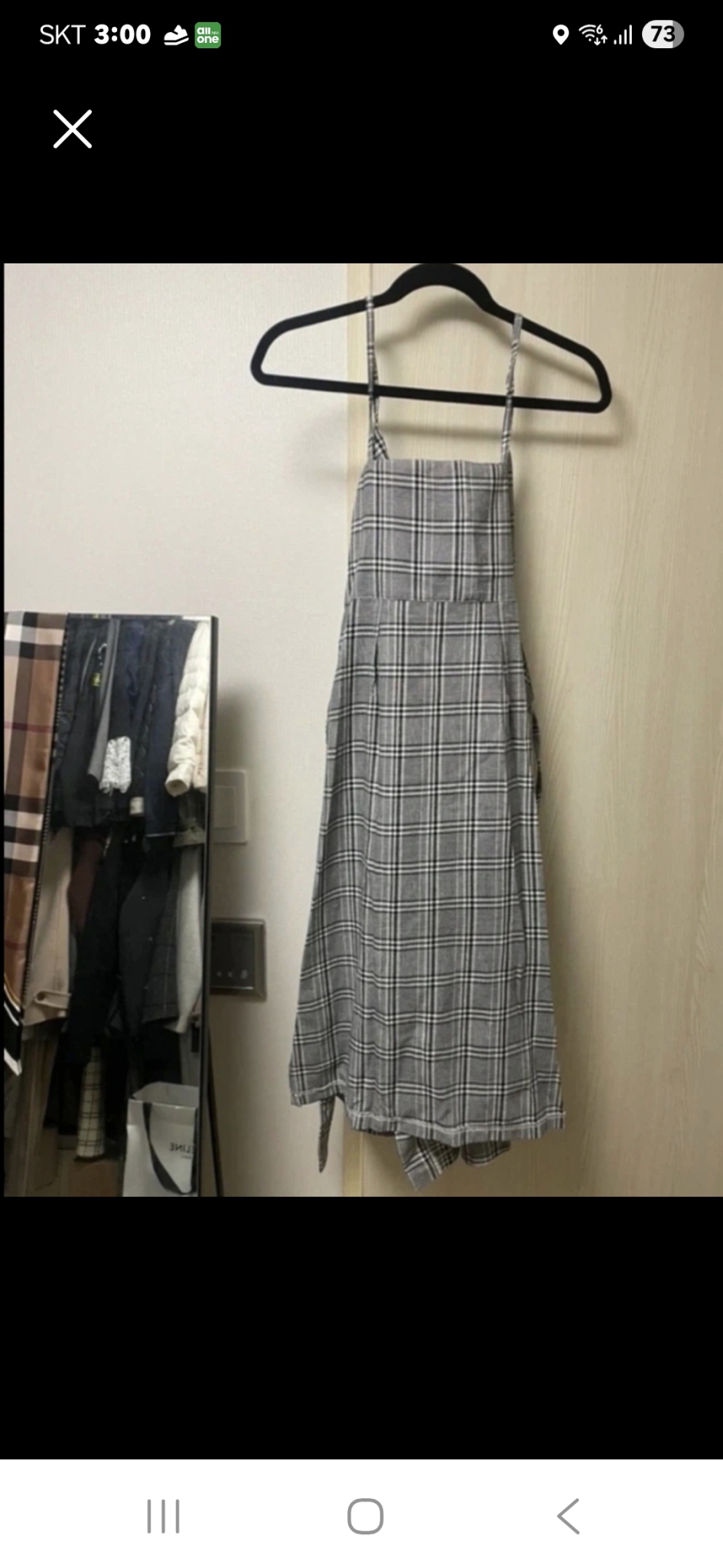 레이어드 랩 원피스 .스커트