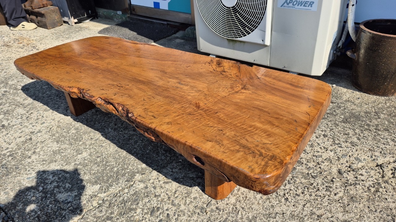 대추나무 원목 차탁